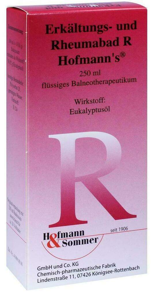 Erkältungs- und Rheumabad R Hofmann s 250 ml Bad