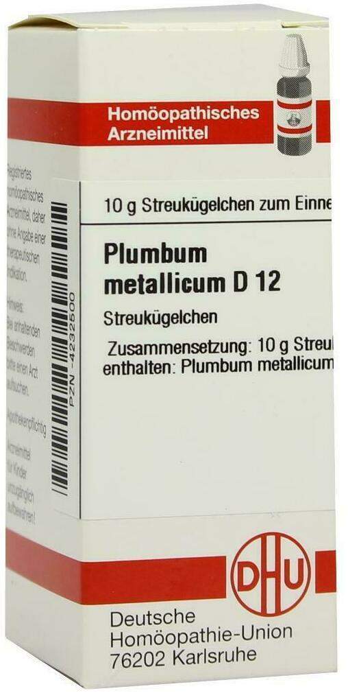Dhu Plumbum Metallicum D12 10 G Globuli