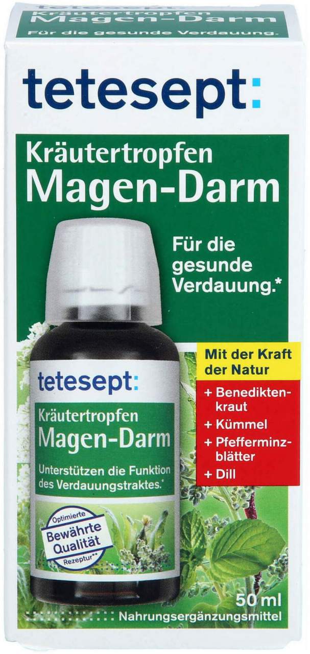 Tetesept Kräutertropfen Magen-Darm 50 ml