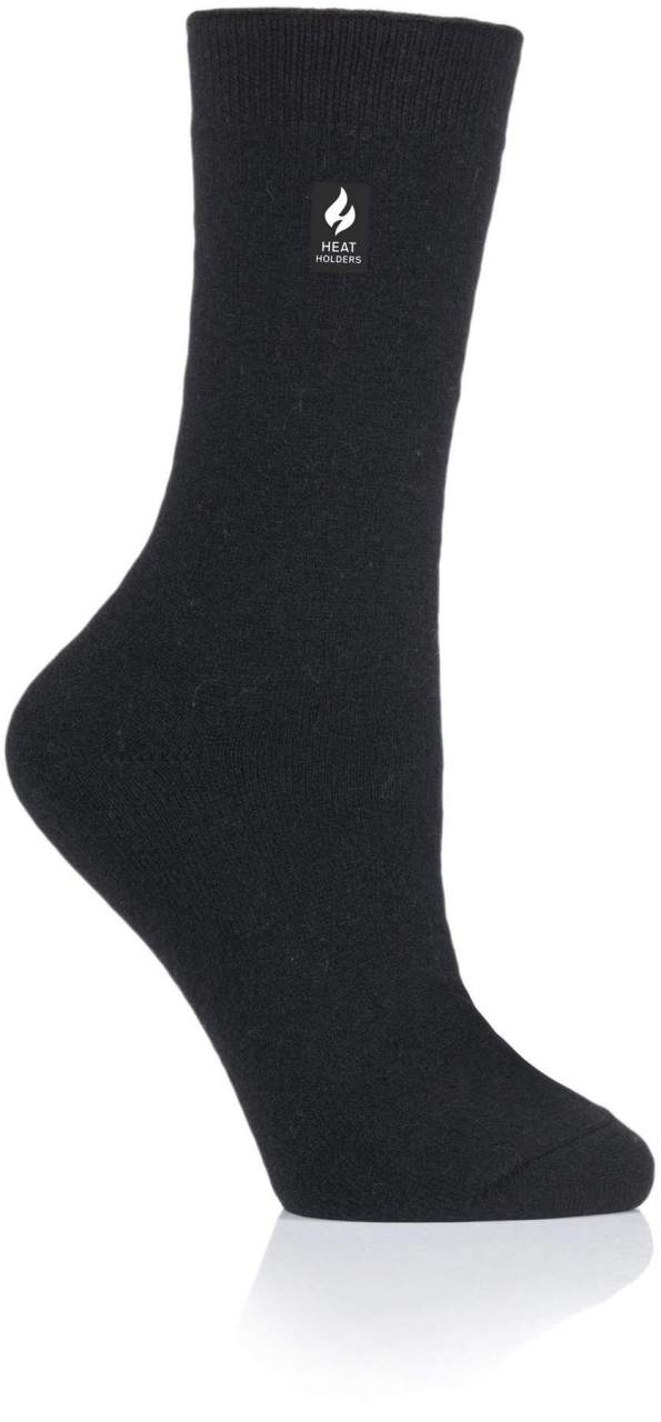 HeatHolders Damen Ultra Lite Thermosocken Schwarz 1 Paar Größe 37 bis 42