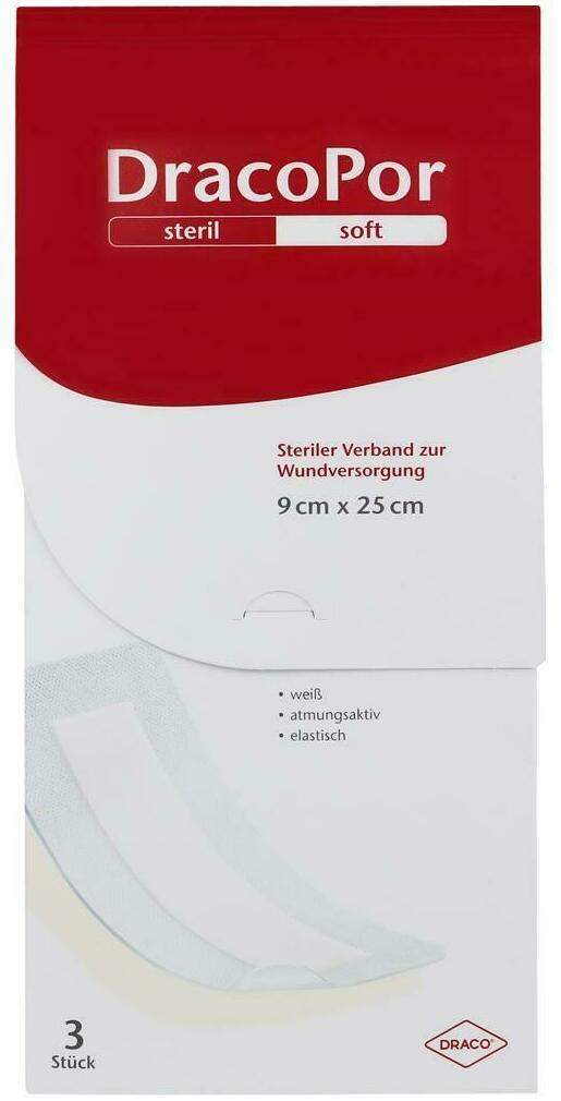 Dracopor Wundverband 9x25 cm Steril