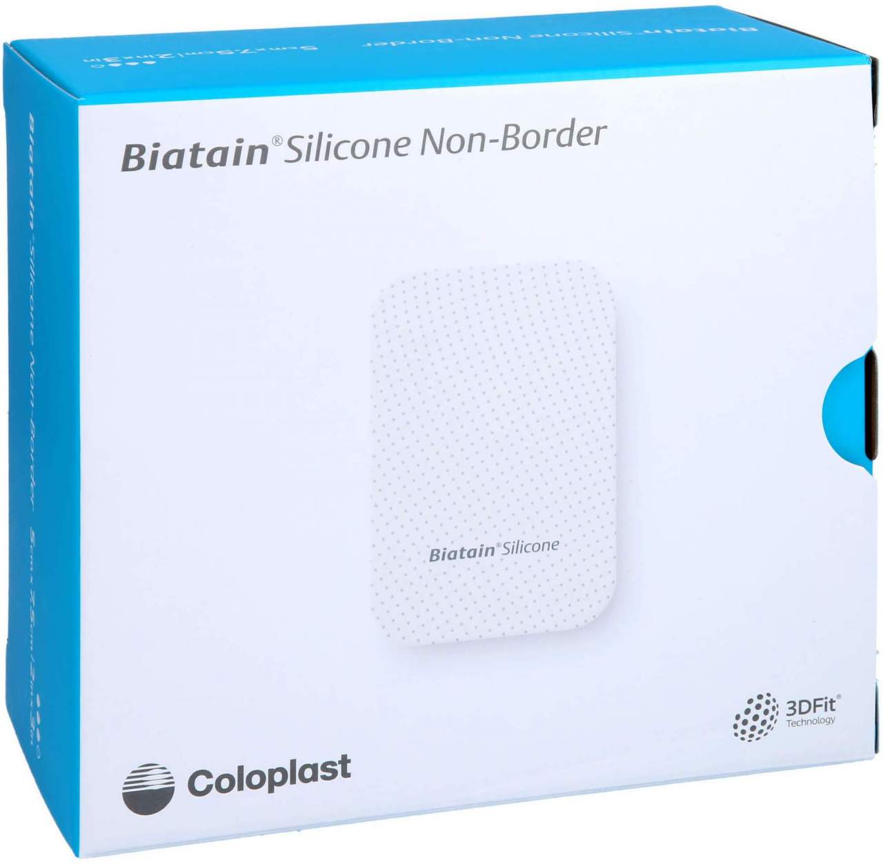Biatain Silicone Non-Border Schaumverb.5x7,5 cm