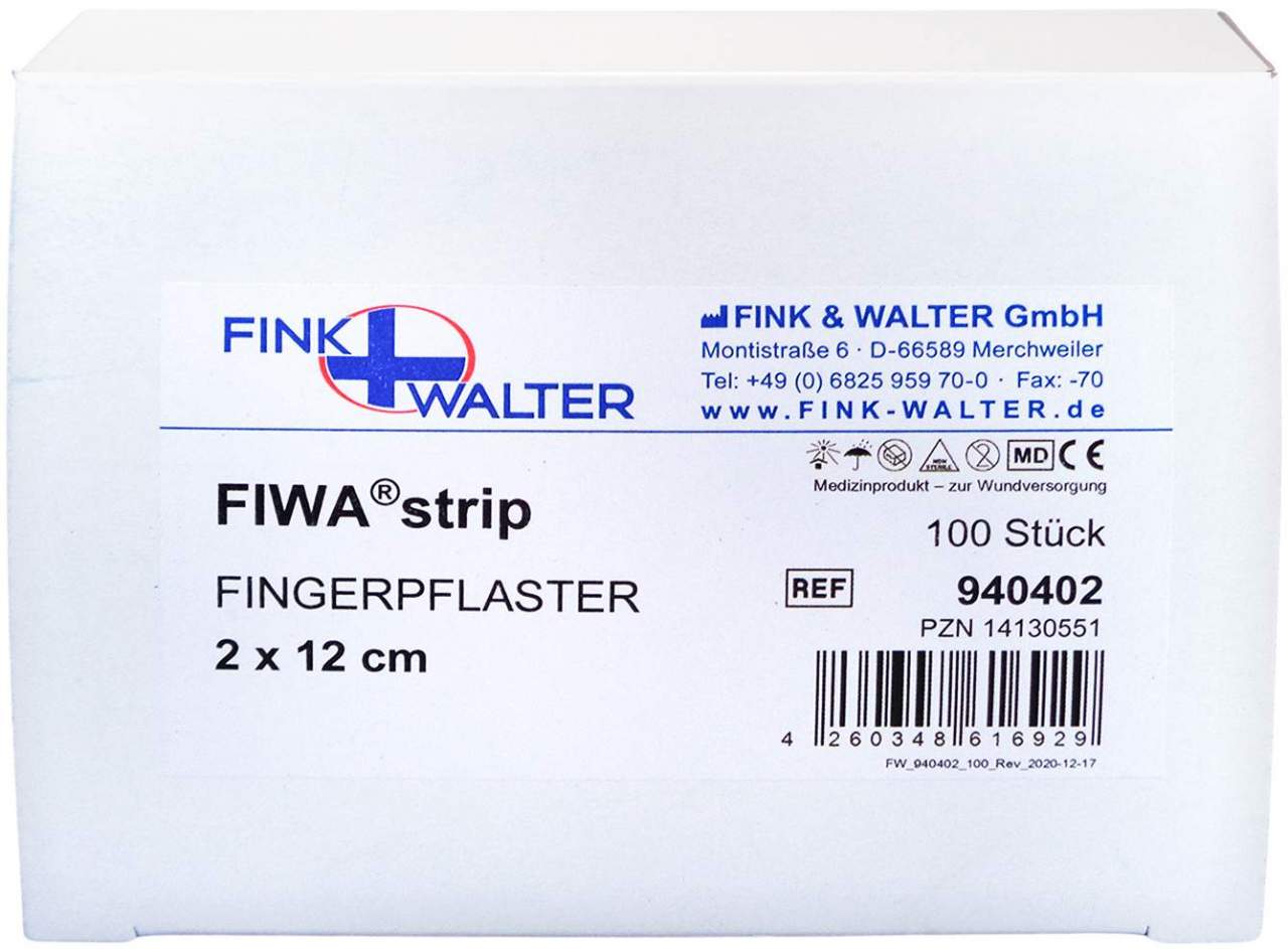 Fingerpflaster 2x12 cm Hautfarben Fiwastrip