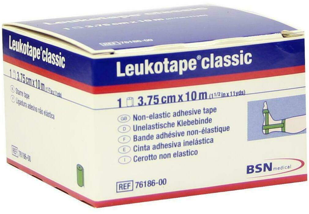 Leukotape Classic 10 M X 3,75 cm Grün 1 Binde