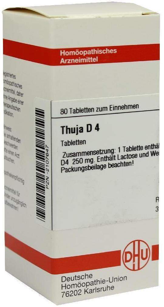 Dhu Thuja D4 80 Tabletten