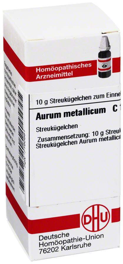 Dhu Aurum Metallicum C12 10 G Globuli