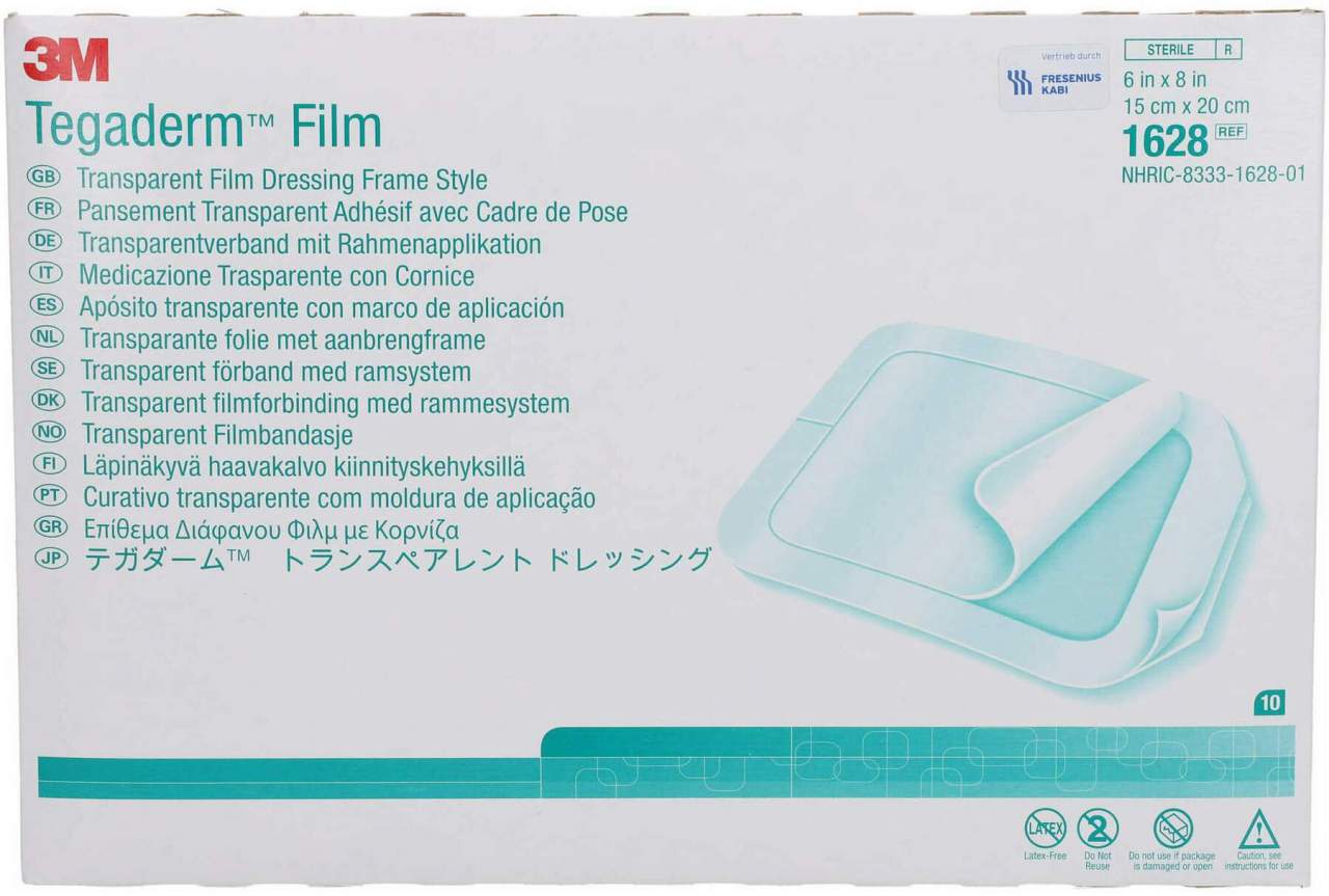 Tegaderm Film 15 X 20 cm 1628 10 Stück