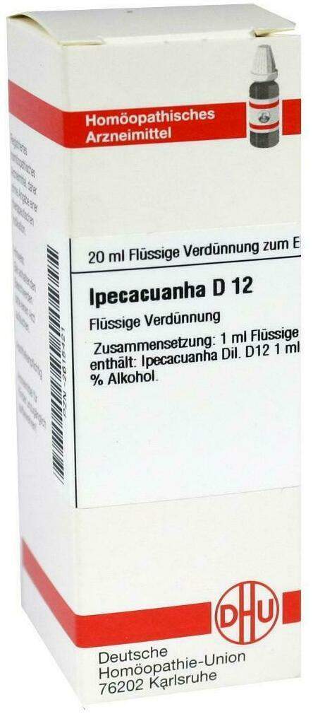 Ipecacuanha D12 Dhu 20 ml Dilution
