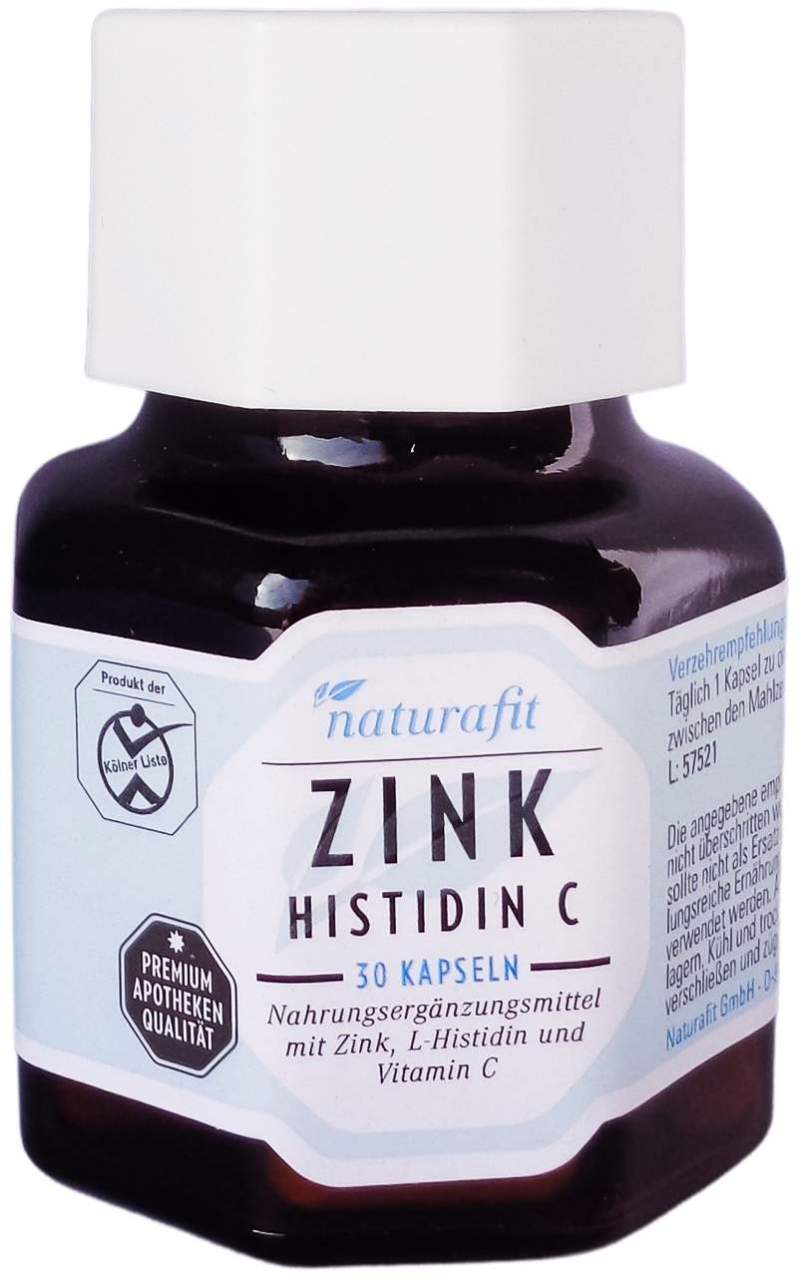 Naturafit Zink Histidin C Kapseln 30 Stück