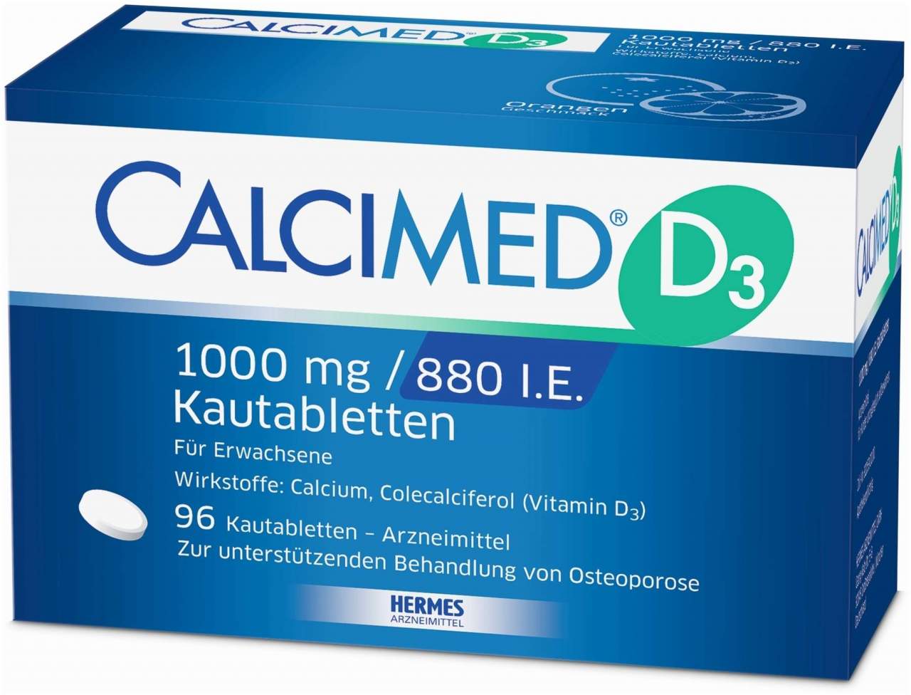Calcimed D3 1000 mg 880 I.E. 96 Kautabletten
