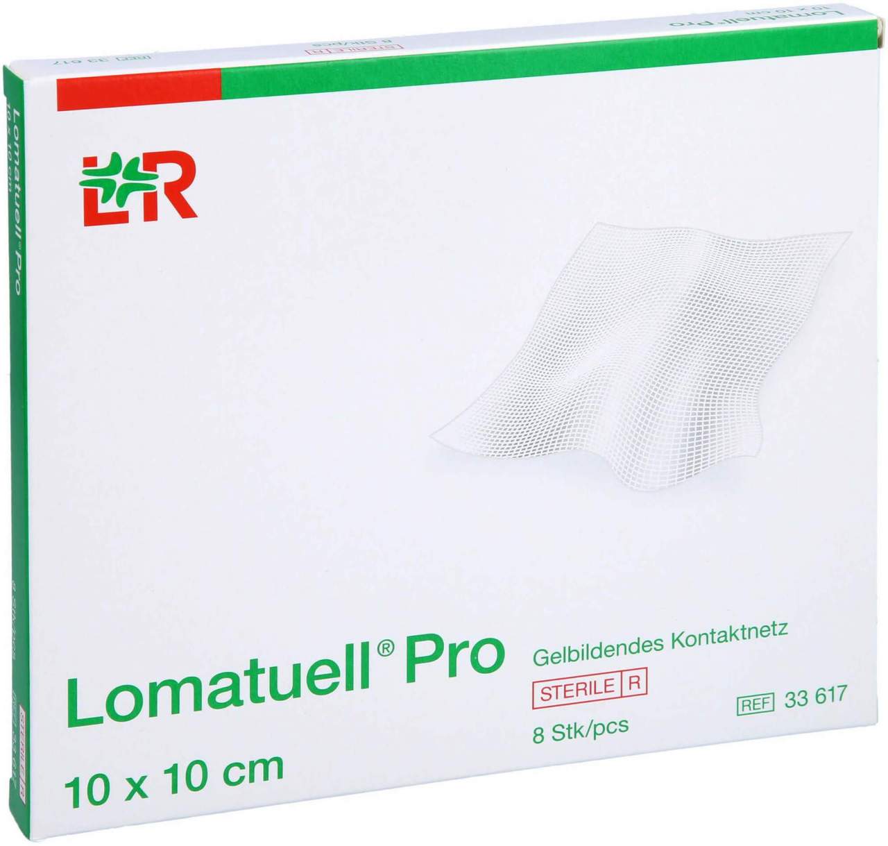 Lomatuell Pro 10 X 10 cm Steril 8 Stück