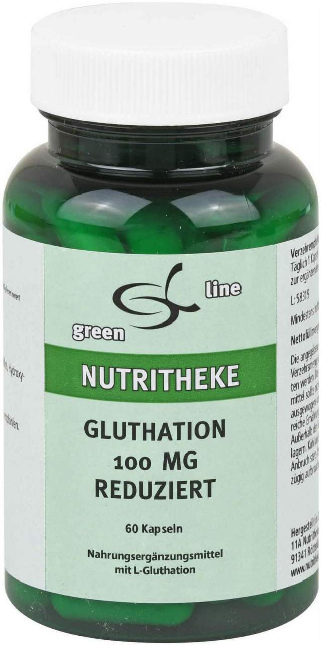 Glutathion Red 100 mg Reduziert 60 Kapseln