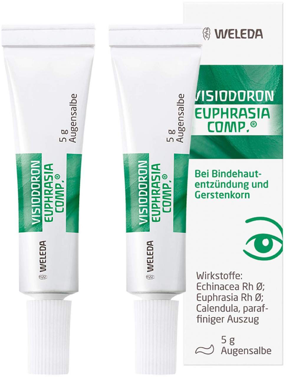 Weleda Visiodoron Euphrasia Comp. 2 x 5 g Augensalbe