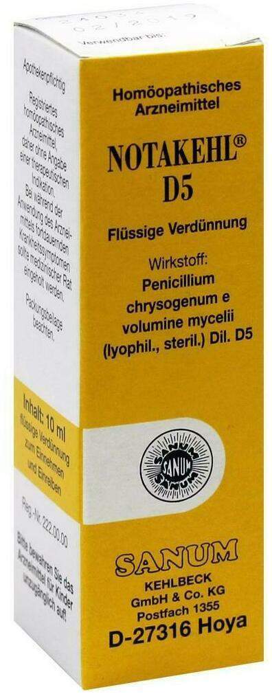 Notakehl D 5 Tropfen 10 ml Tropfen