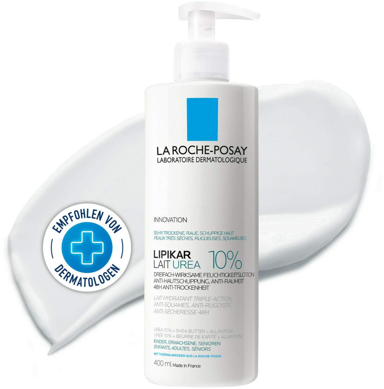La Roche Posay Lipikar Lait Urea 10% 400 ml Milch