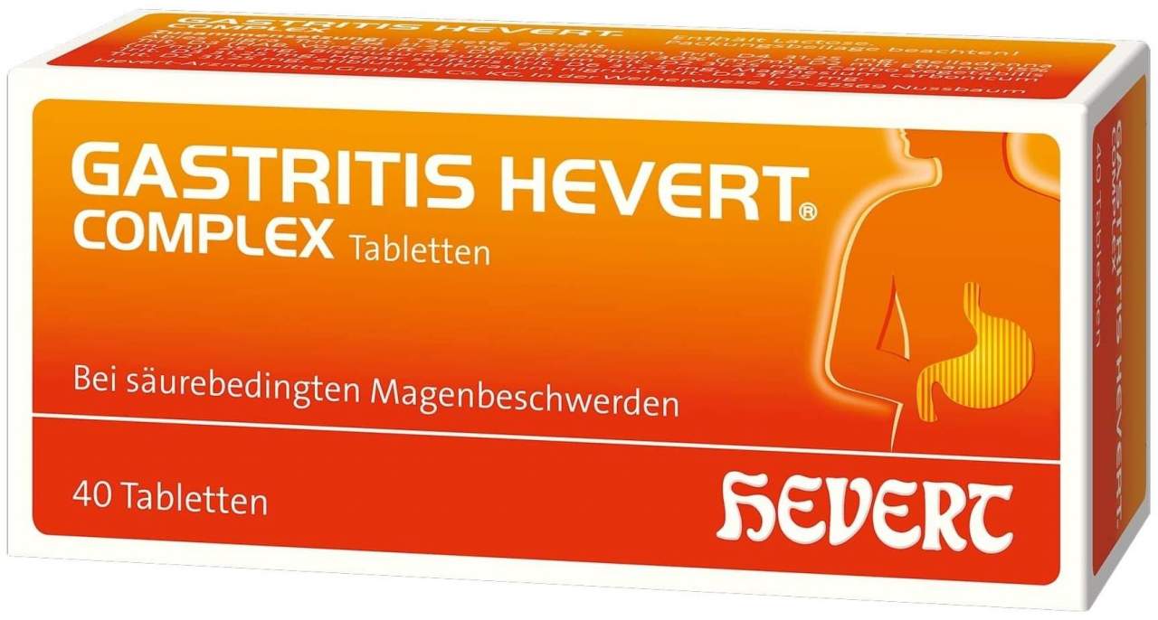 Gastritis Hevert Complex 40 Tabletten