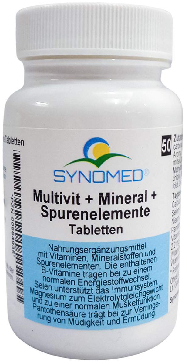 Multivit+mineral+spurenelemente Synomed Tabletten 50 Stück