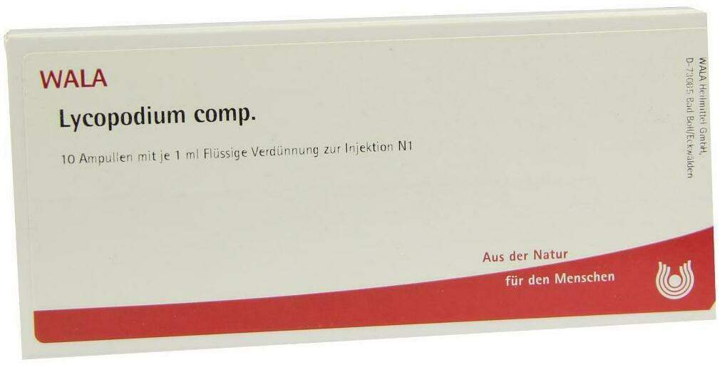 Wala Lycopodium Comp. 10 X 1 ml Ampullen