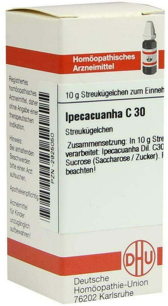 Dhu Ipecacuanha C30 10 G Globuli