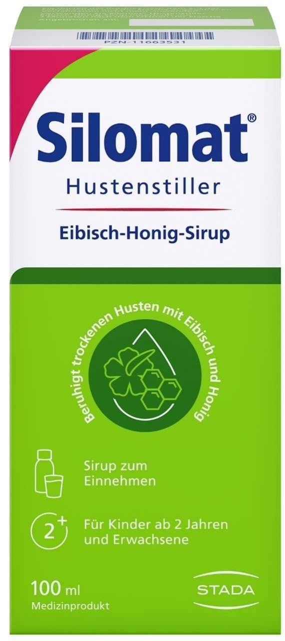 Silomat Hustenstiller Eibisch-Honig-Sirup 100 ml