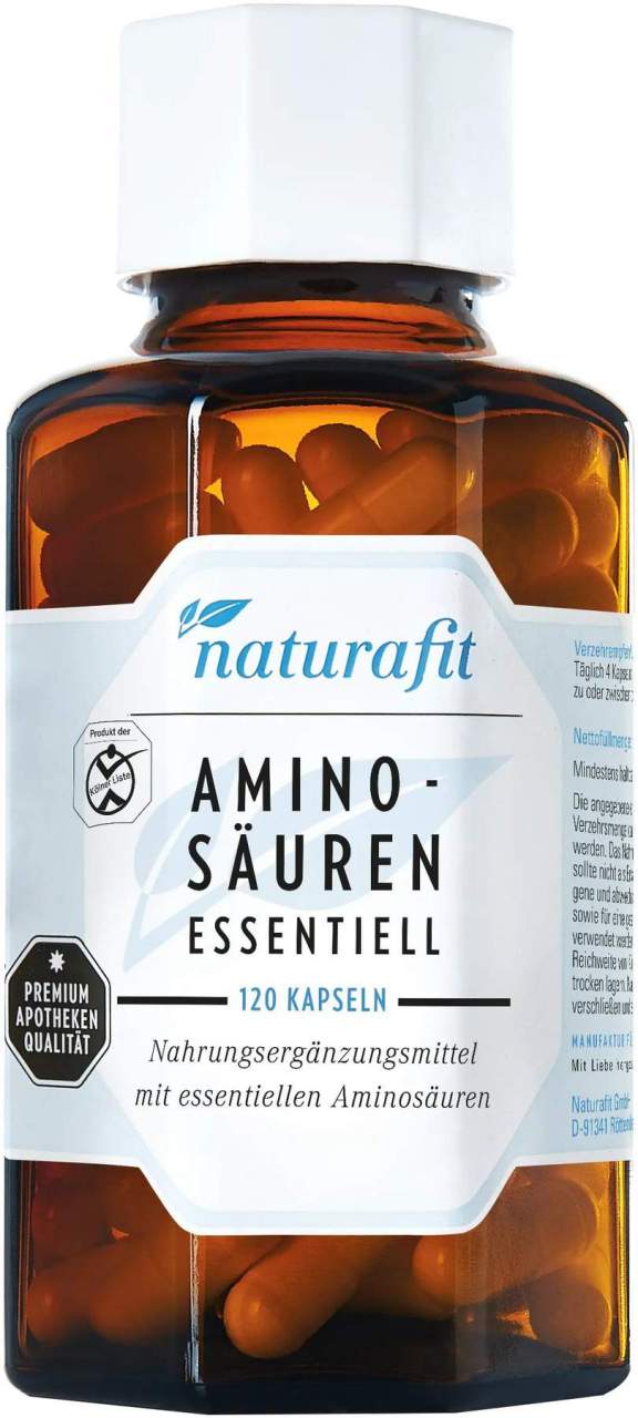 Naturafit Aminosäuren Essentiell Kapseln 120 Stk