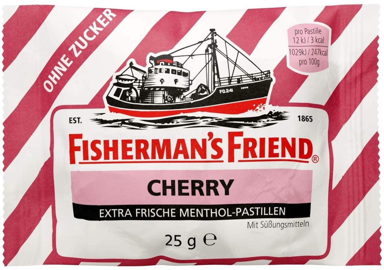 Fishermans Friend Cherry Ohne Zucker Pas