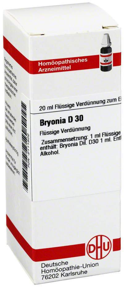 Dhu Bryonia D30 Dilution 20 ml