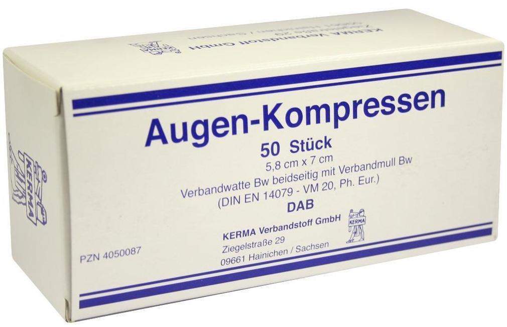 Augenkompressen Unsteril 5,8 X 7 cm 50 Kompressen