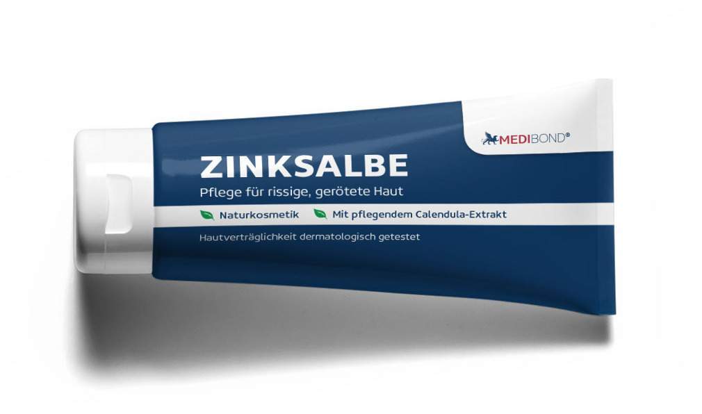 Zinksalbe Medibond 50 ml - Bei rissiger & geröteter Haut