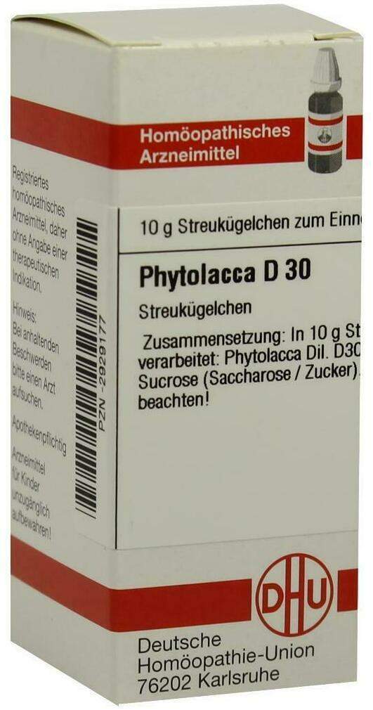 Dhu Phytolacca D30 10 G Globuli