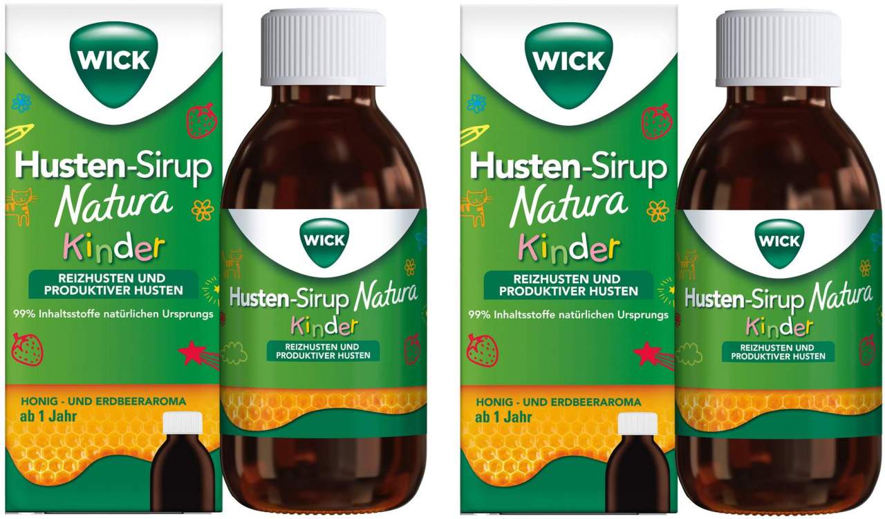 Wick Husten-Sirup Natura Kinder 2 x 140 ml