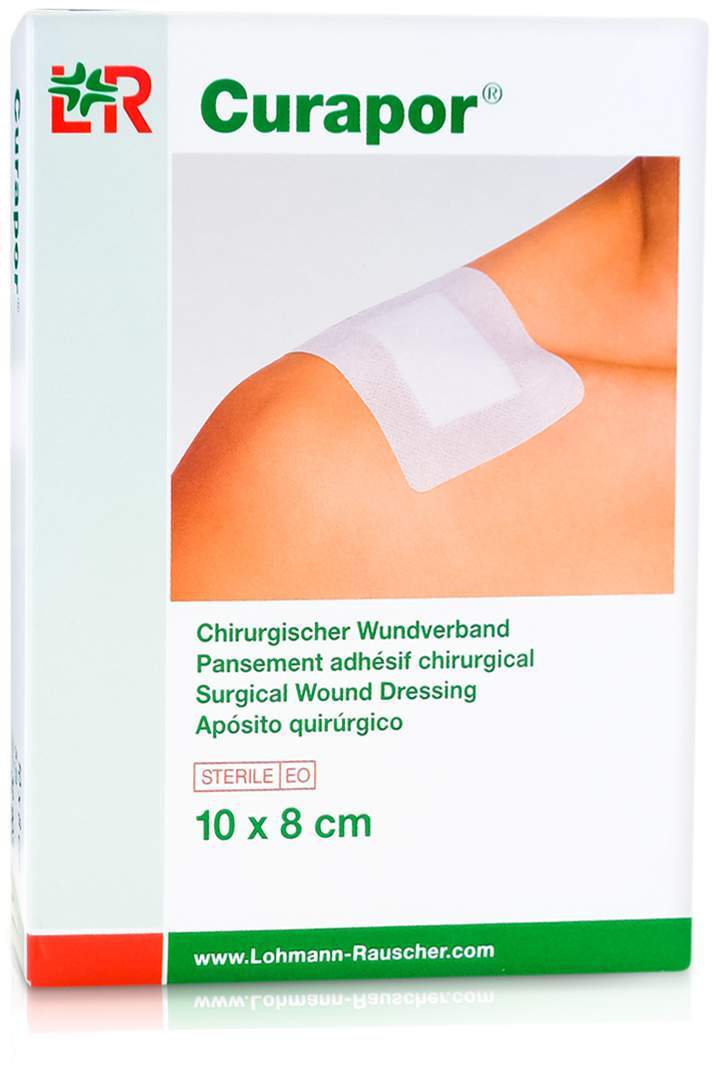 Curapor Chirurgischer Wundverband 10 X 8 cm Steril 5 Pflaster
