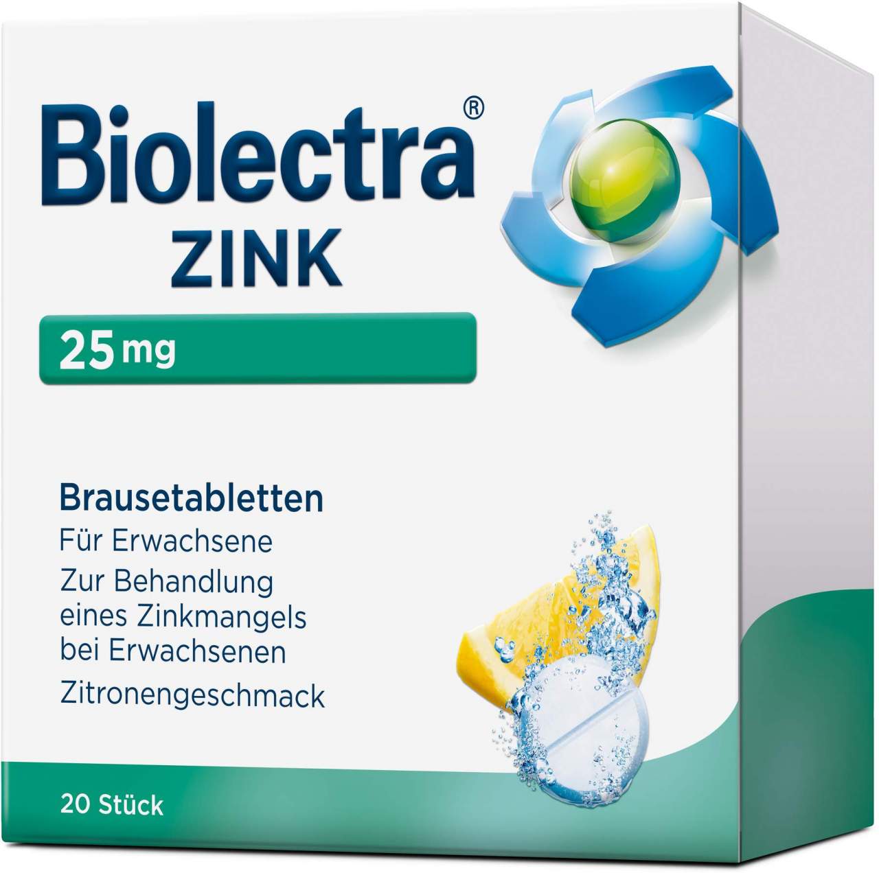 Biolectra Zink 25 mg Brausetabletten Zitronengeschmack 20...