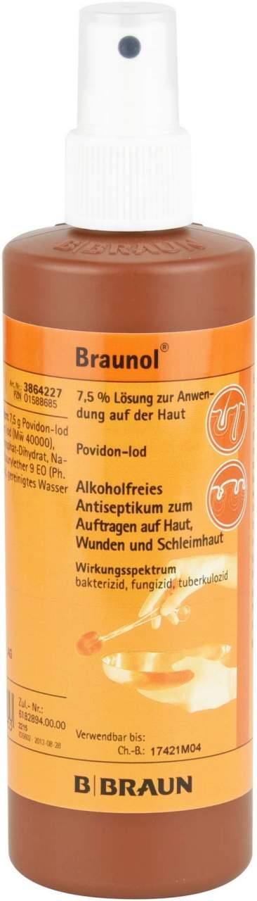 Braunol Schleimhautantiseptikum 20 X 250 ml Lösung