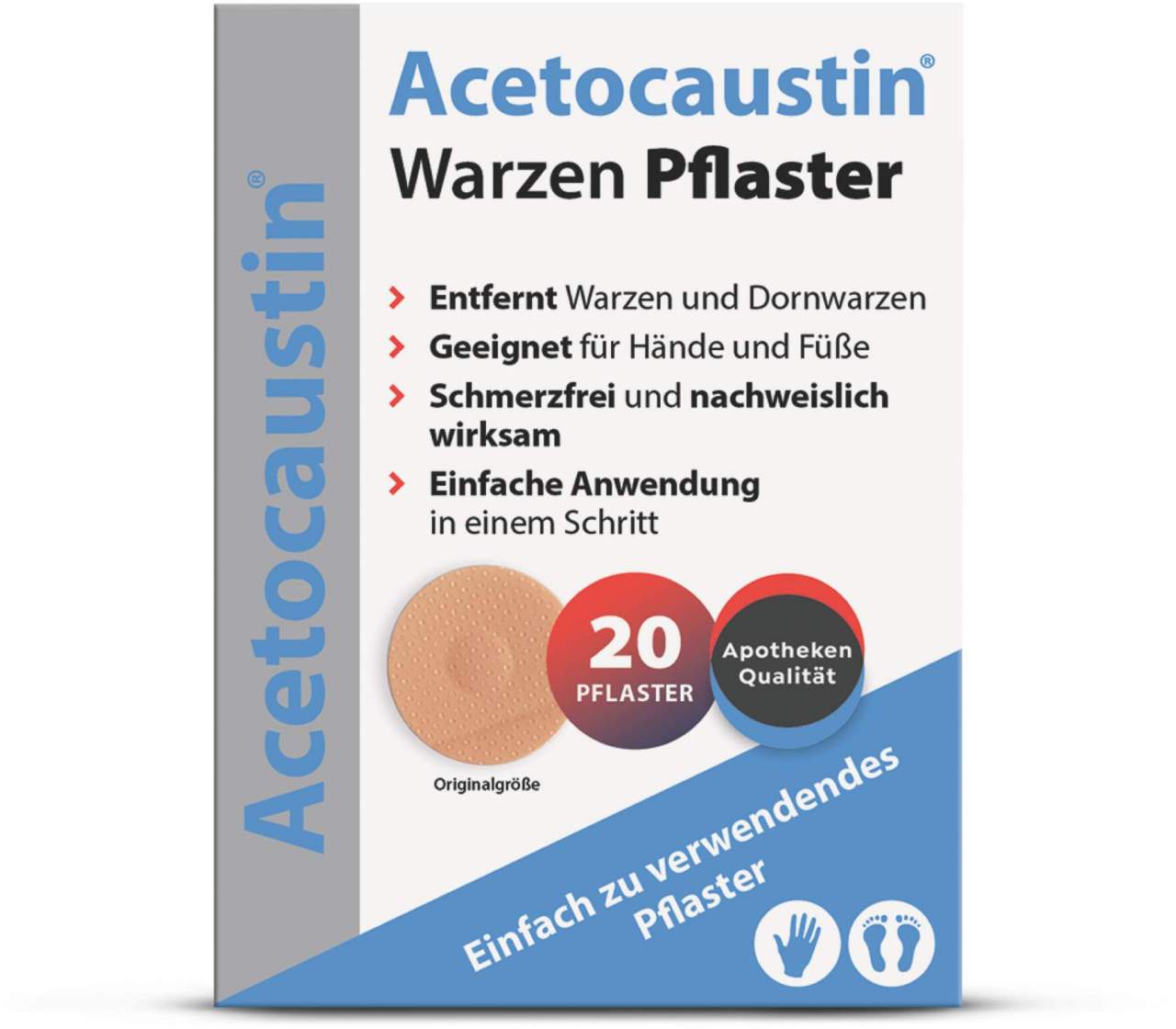 Acetocaustin 20 Warzenpflaster