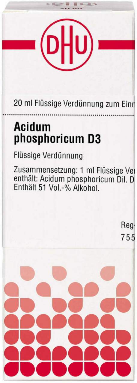 Dhu Acidum Phosphoricum D3 Dilution 20 ml