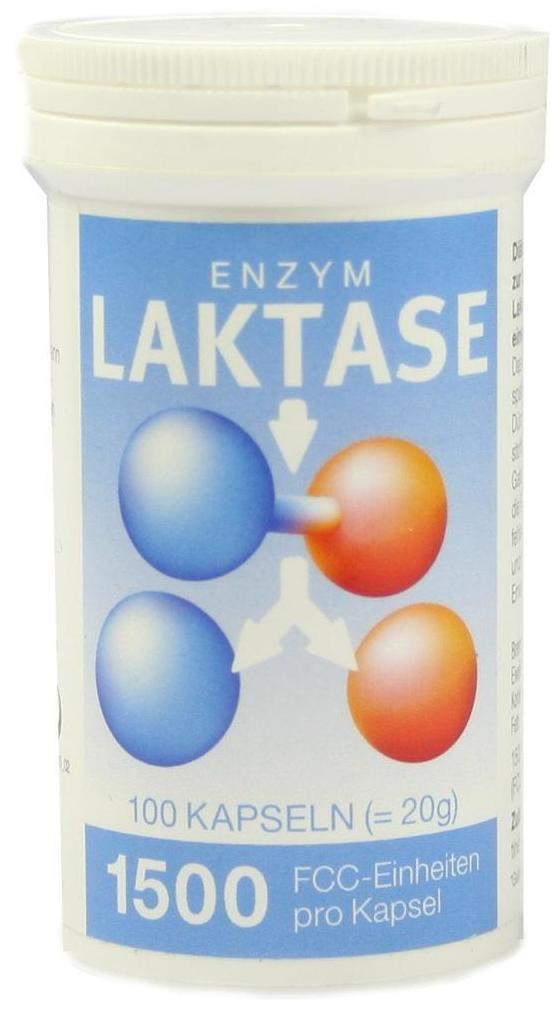 Laktase 1500 Fcc Enzym 100 Kapseln