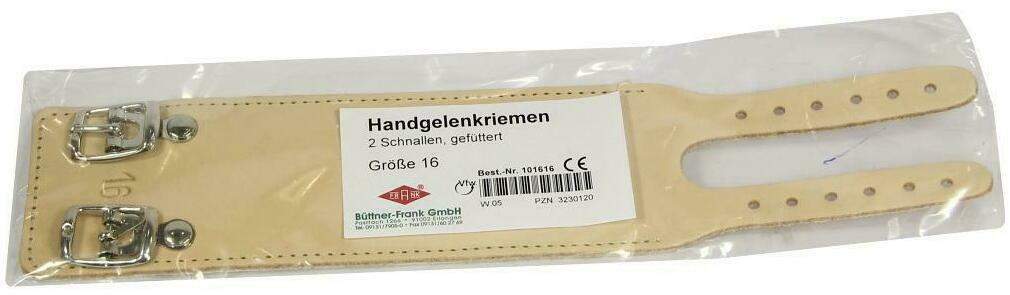 Handgelenkriemen 16 Leder 2 Schnallen Gef