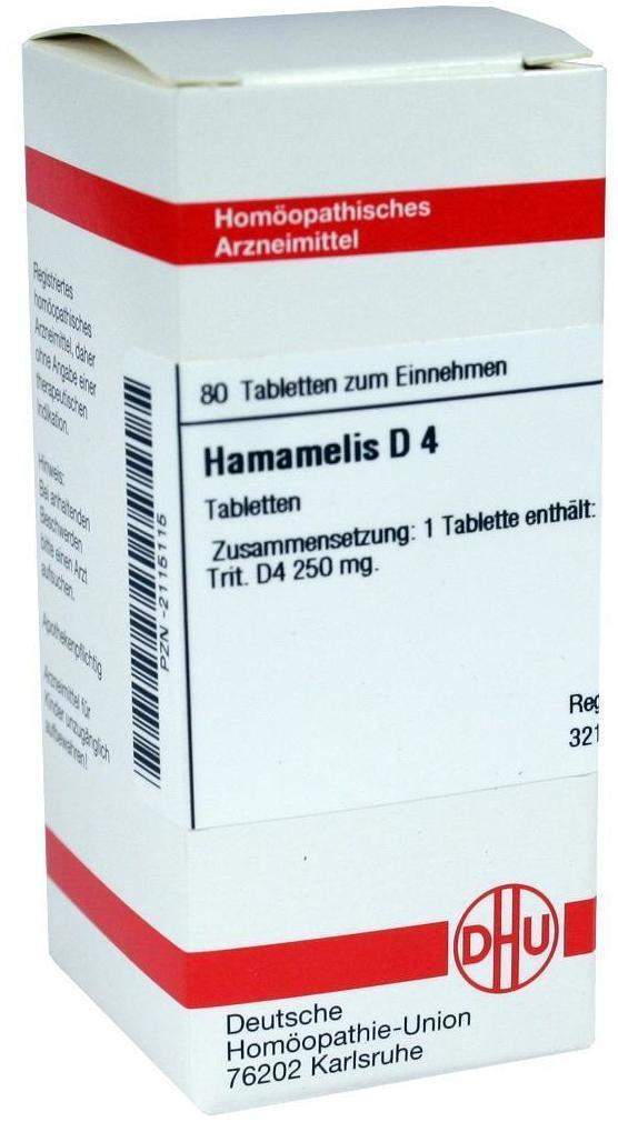 Dhu Hamamelis D4 80 Tabletten