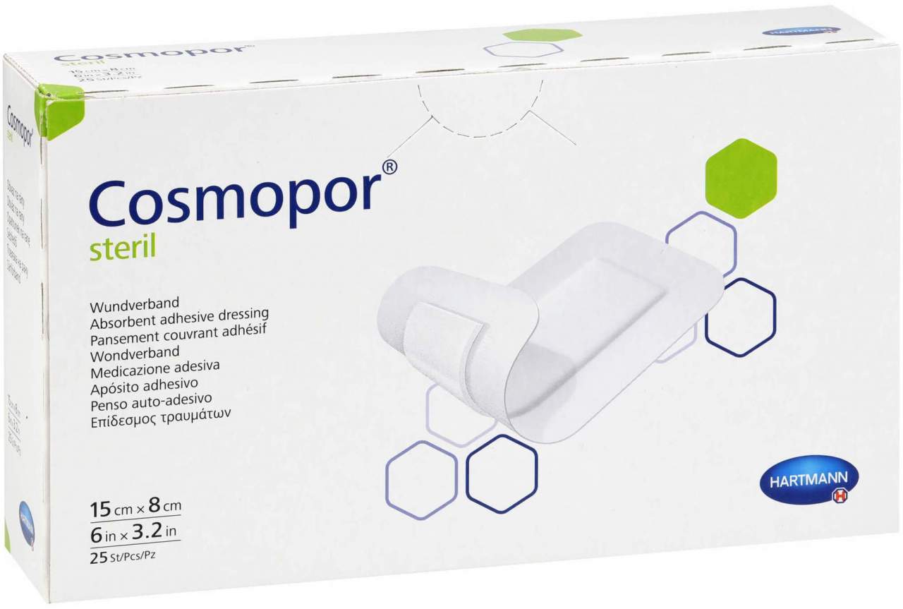 Cosmopor Steril 8x15 cm