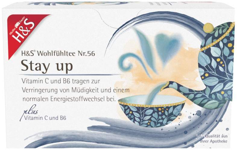 H&S Stay Up Mit Vitamin C und B6 20 X 1.5 G Filterbeutel