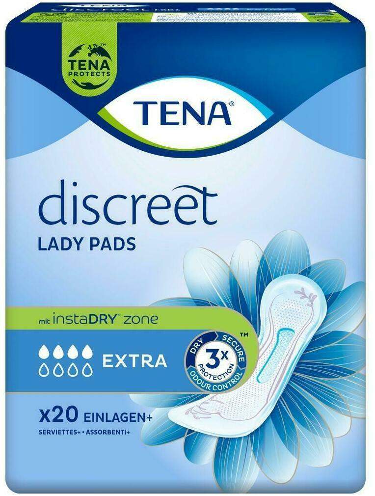 Tena Lady Discreet Inkontinenz Einlagen Extra