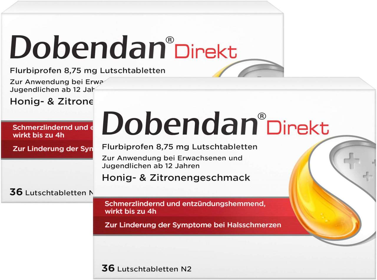 Dobendan Direkt Flurbiprofen 8,75 mg 2 x 36 Lutschtabletten
