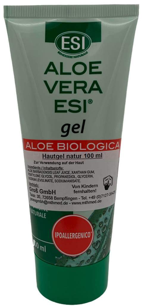 Aloe Vera Gel Natur Bio 100 ml - Zur Hautpflege