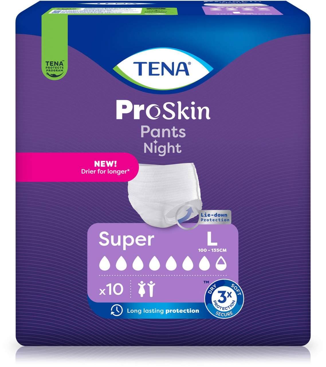 Tena Pants Night Super Größe L 4 X 10 Stück