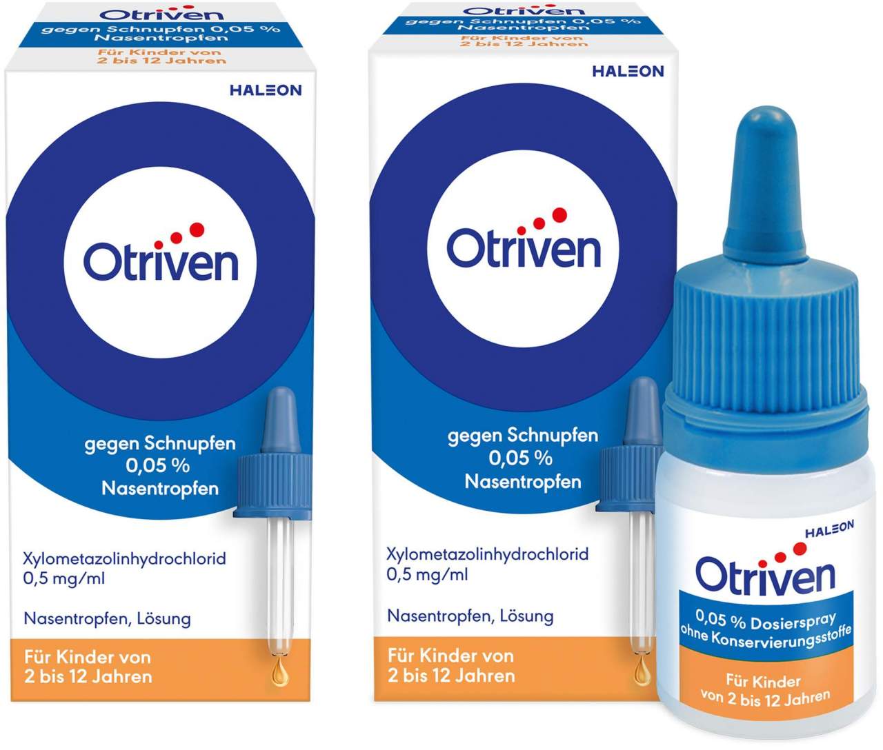 Otriven 0,05 % Nasentropfen für Kinder 2 x 10 ml
