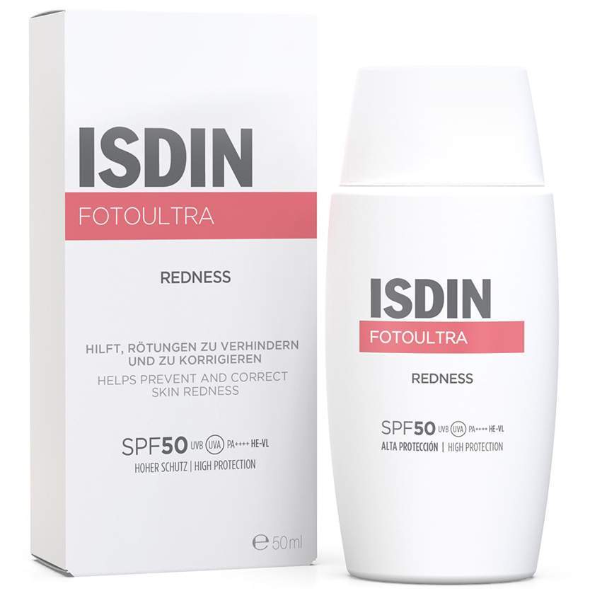 Isdin Fotoultra Redness Creme Lsf 50 50 ml - Sonnenschutz für das Gesicht
