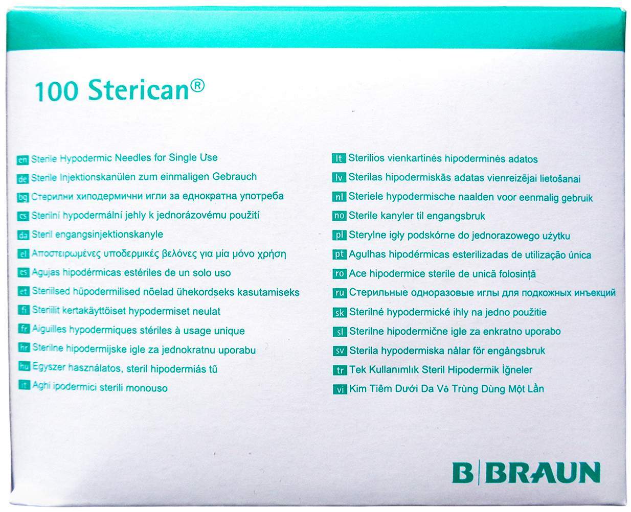 Sterican Einmalkanüle 25 G 25 mm 100 Kanülen