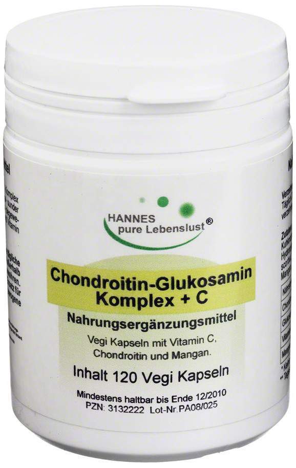 Chondroitin Glucosamin + C Komplex Vegi 120 Kapseln