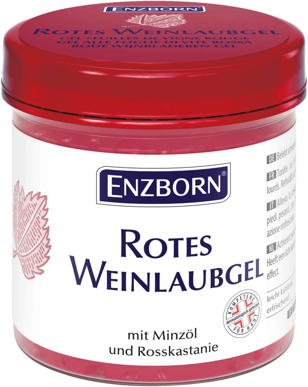 Enzborn rotes Weinlaubgel, 200 ml